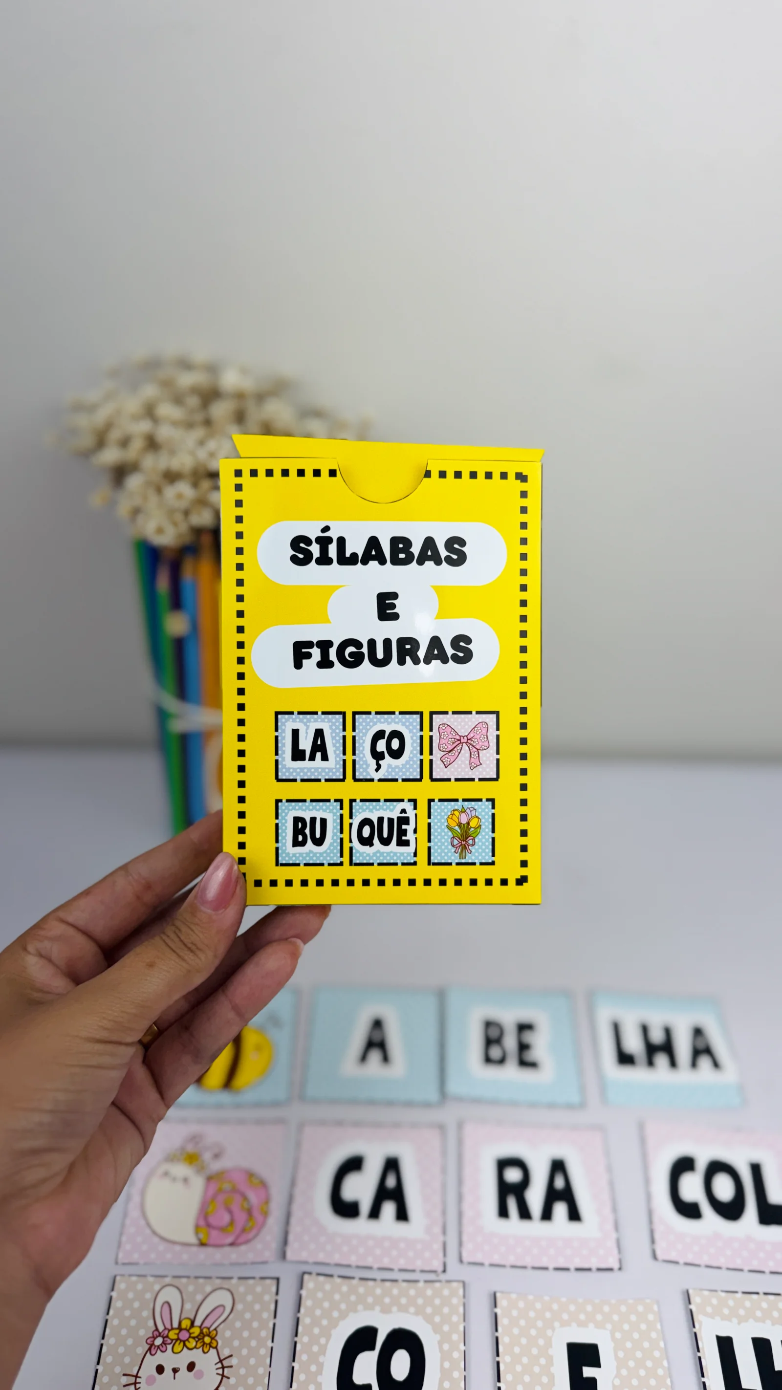 FORMAÇÃO DE PALAVRAS — SÍLABAS E FIGURAS ✂️ — amostra 6: Um recurso lúdico e interativo para trabalhar a formação de…