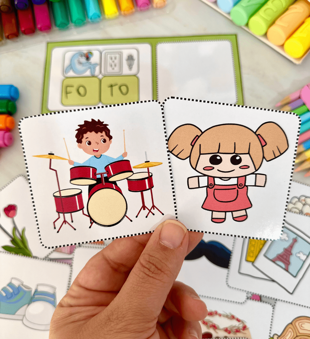 Formação de sílabas simples: Escrita Maluca com 15 fichas — amostra 3: Como usar as fichas em sala de aula