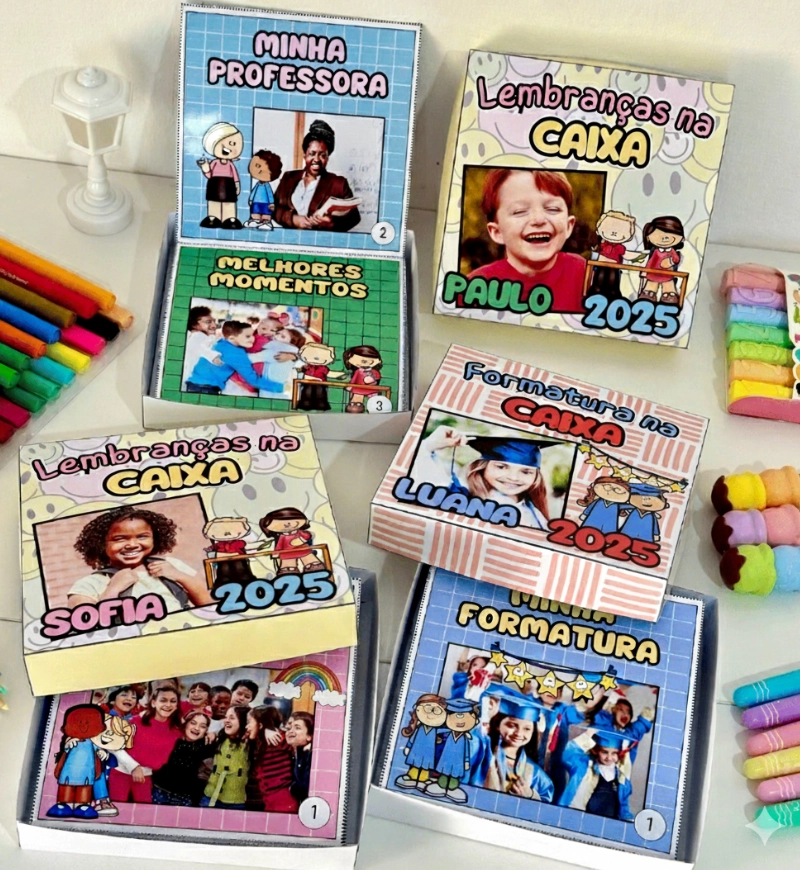 Formatura na Caixa: lembranças para a Educação Infantil — capa do material