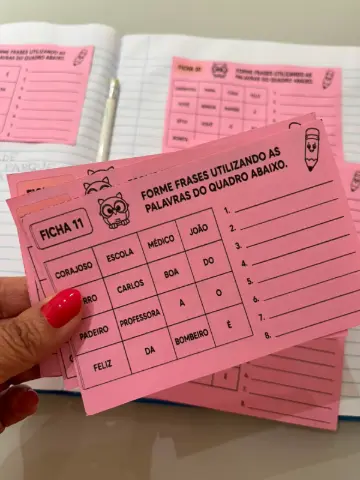 Forme Frases: 20 fichas - Alfabetização e Anos Iniciais — capa do material