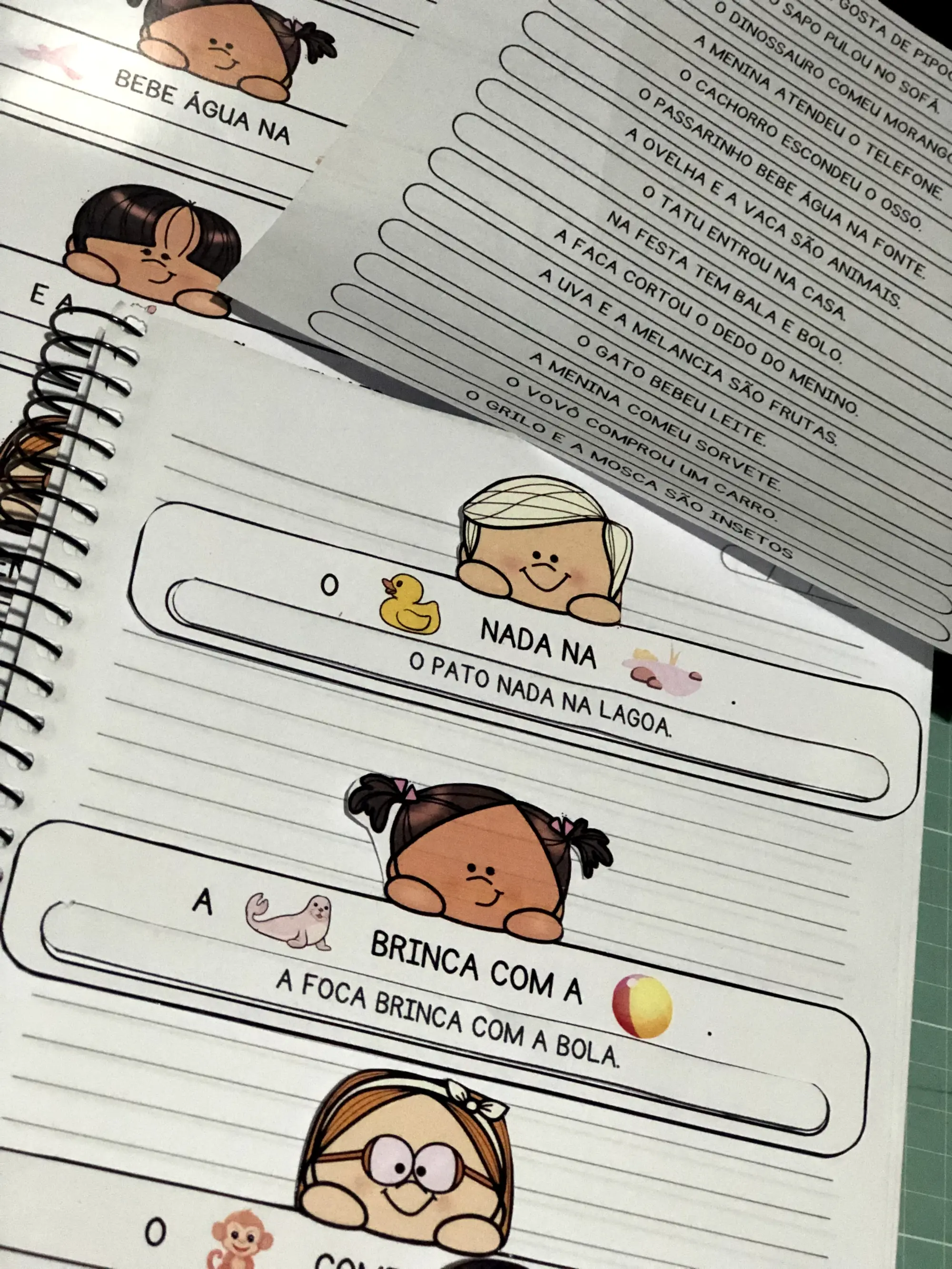 Frases com Enigmas 1º Ano: Leitura de Frases em PDF — amostra 2: Frases com enigmas para ler e descobrir a palavra que falta