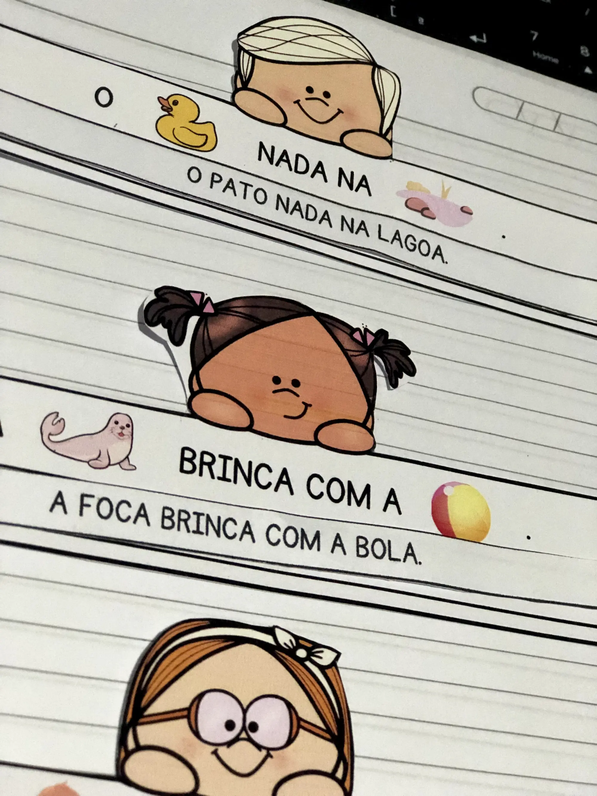 Frases com Enigmas 1º Ano: Leitura de Frases em PDF — capa do material