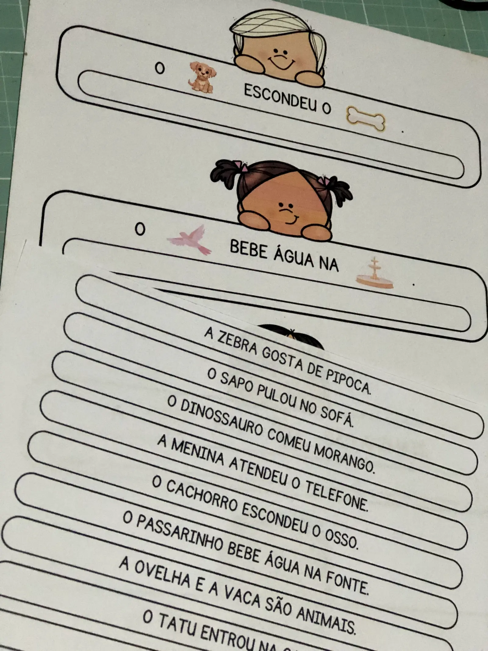 FRASES COM ENIGMAS — LEITURA LÚDICA E DIVERTIDA! — amostra 4: Com a atividade Frases com Enigmas , as crianças observam as…