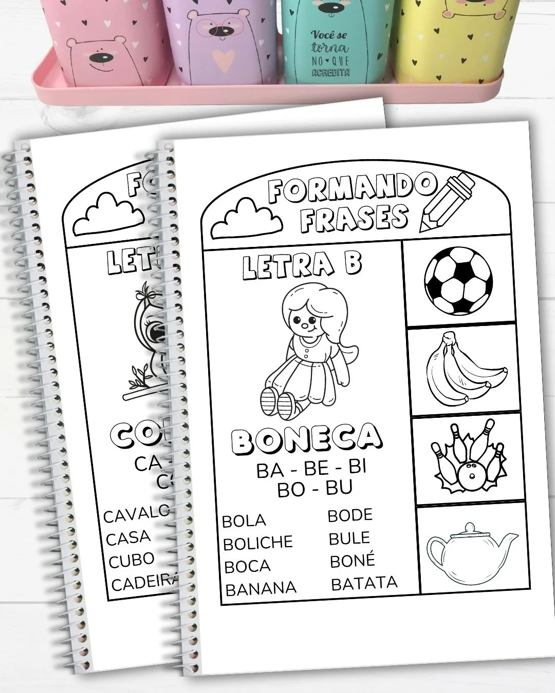 Frases Interativas com Sílabas Simples de A a Z para Educação Infantil — amostra 2: Sobre o Frases Interativas com Sílabas…