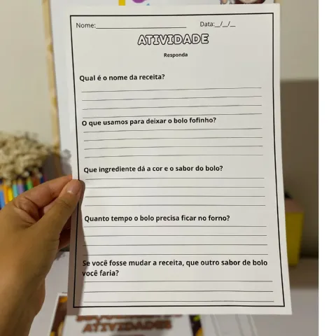 Gênero Textual Receita – Atividades para 2º e 3º Ano — amostra 5: Sequência sobre o gênero textual receita, incluindo… Gênero Textual Receita – Atividades para 2º e 3º Ano — amostra 5: Sequência sobre o gênero textual receita, incluindo…