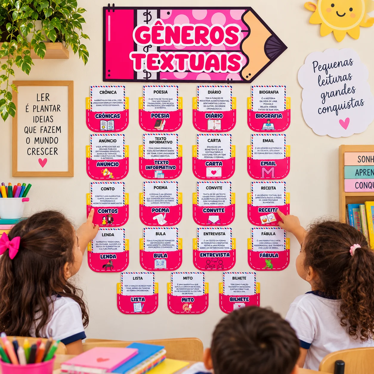 Gêneros Textuais – Atividades de Português — amostra 2: Material com gêneros textuais variados para trabalhar leitura e…