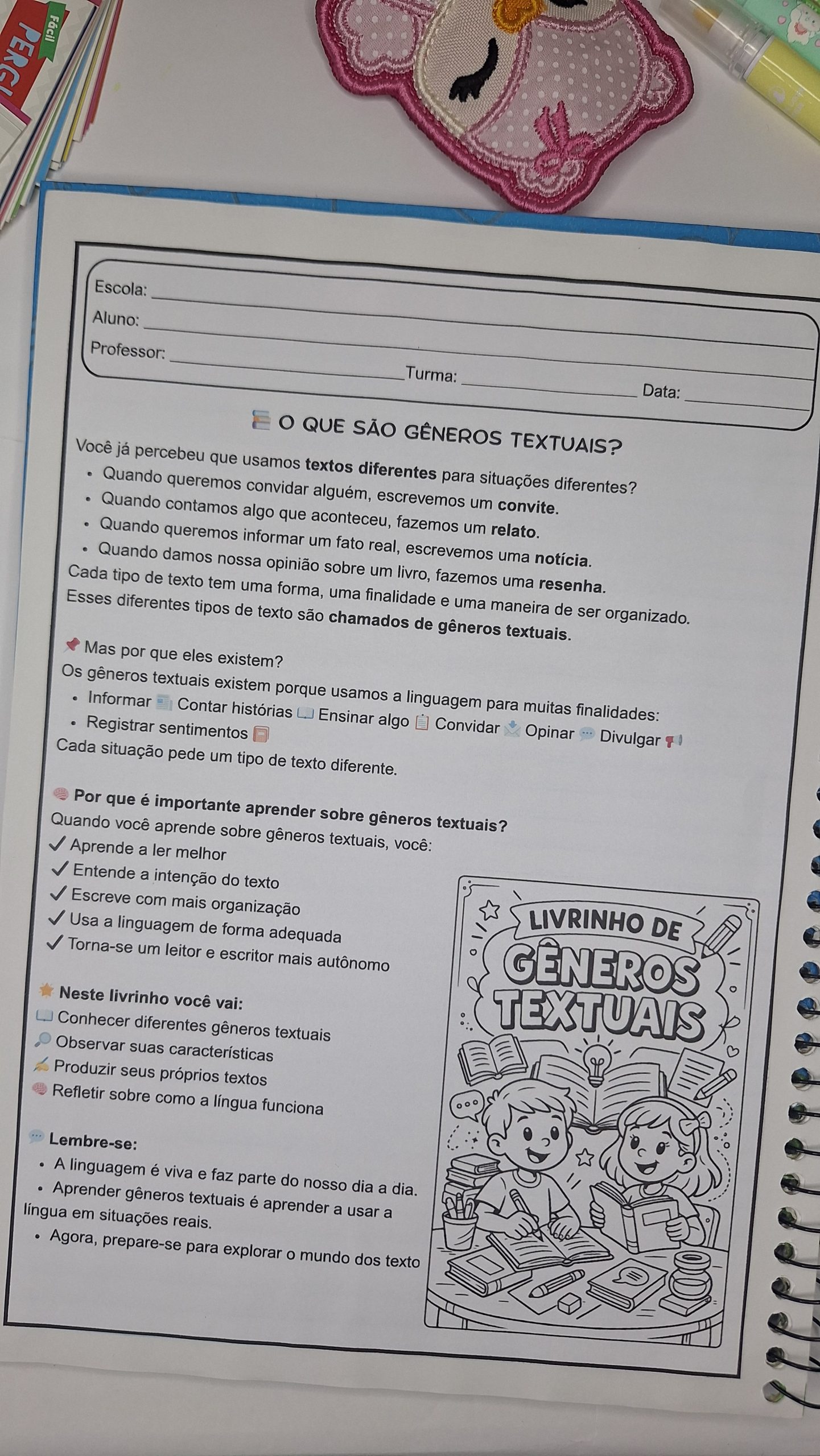 Gêneros Textuais & Fichas de Produção de Texto 4º e 5º ano + Livrinho – Material Pedagógico — amostra 4: Gêneros Textuais &… Gêneros Textuais & Fichas de Produção de Texto 4º e 5º ano + Livrinho – Material Pedagógico — amostra 4: Gêneros Textuais &…