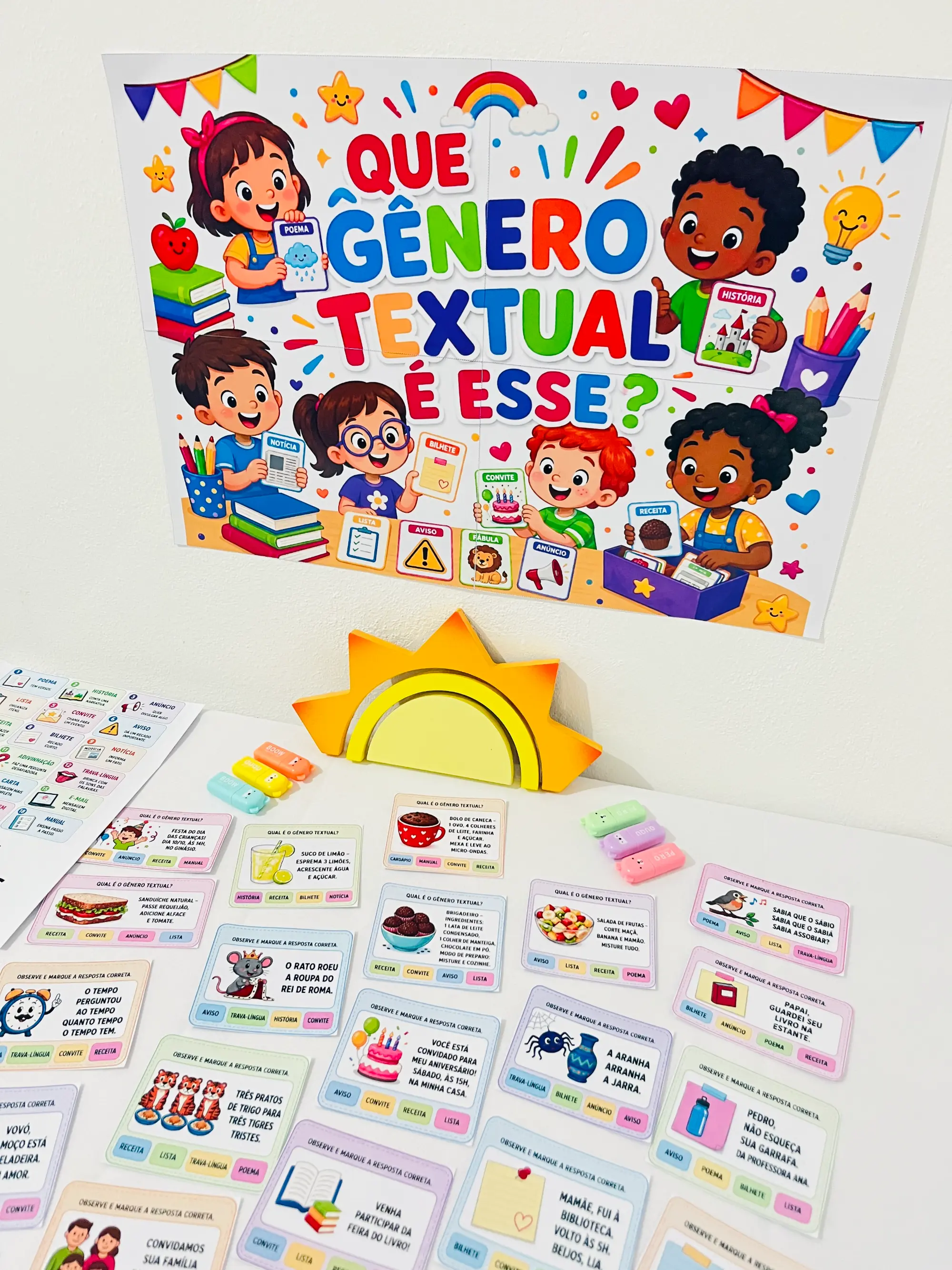 GÊNEROS TEXTUAIS – JOGO QUE GÊNERO TEXTUAL É ESSE? — amostra 3: 🎲 COMO UTILIZAR O MATERIAL?