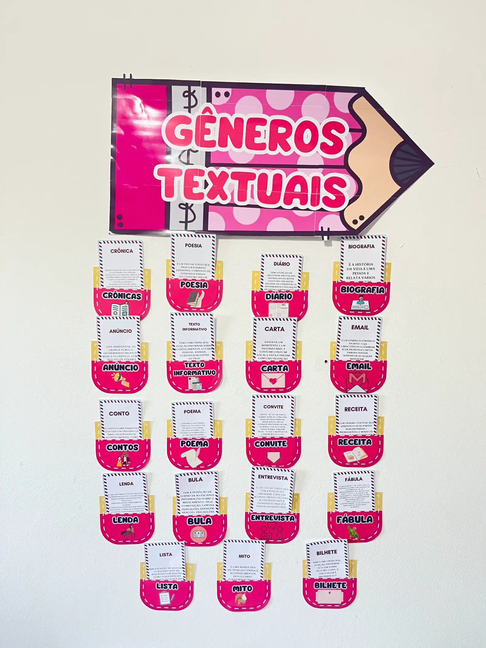 Gêneros Textuais - Kit Educativo Completo — capa do material