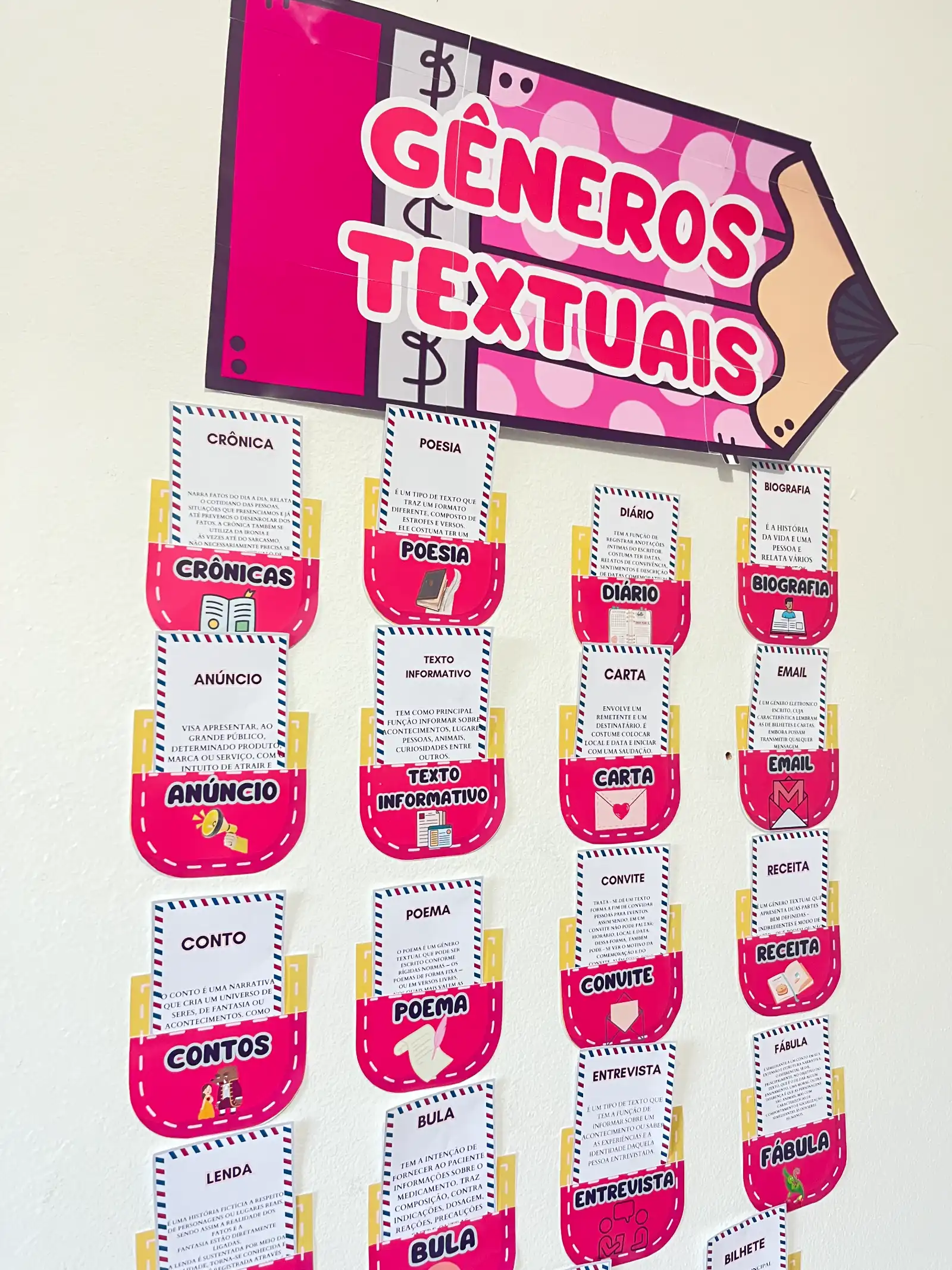 Gêneros Textuais para Ensino Fundamental — amostra 4: Material com 20 gêneros textuais para trabalhar leitura e produção…