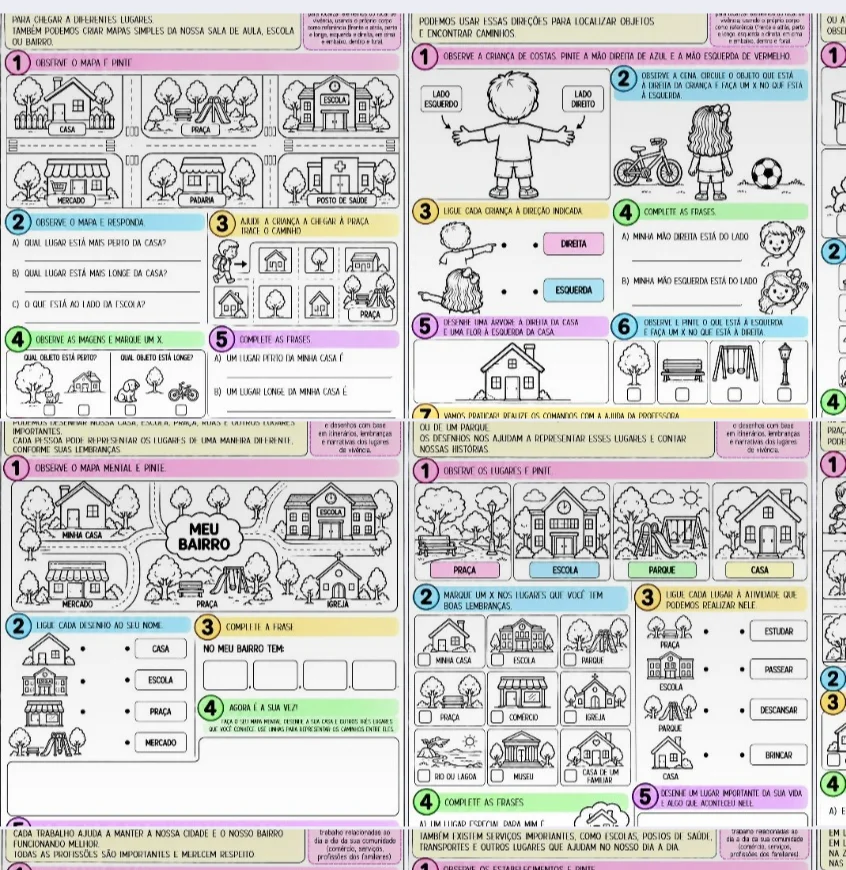 🌎📚 GEOGRAFIA – 1º ANO | ALINHADO À BNCC 🌈✏️ — amostra 2: ✨ Transforme suas aulas de Geografia em momentos de descobertas…