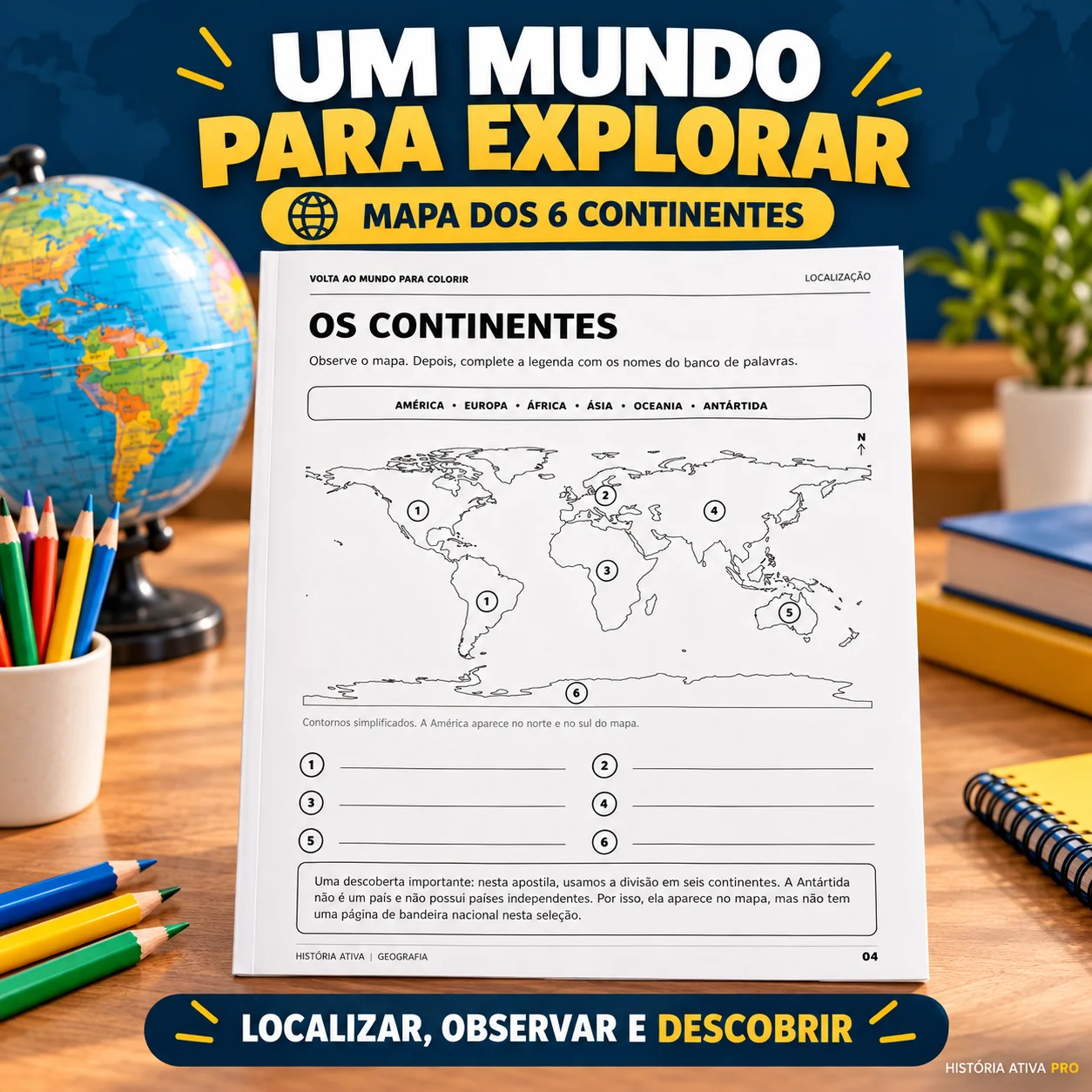 Geografia para Colorir: 30 Países do 3º ao 6º Ano — amostra 5: Explore 30 países com bandeiras para colorir, capitais e…