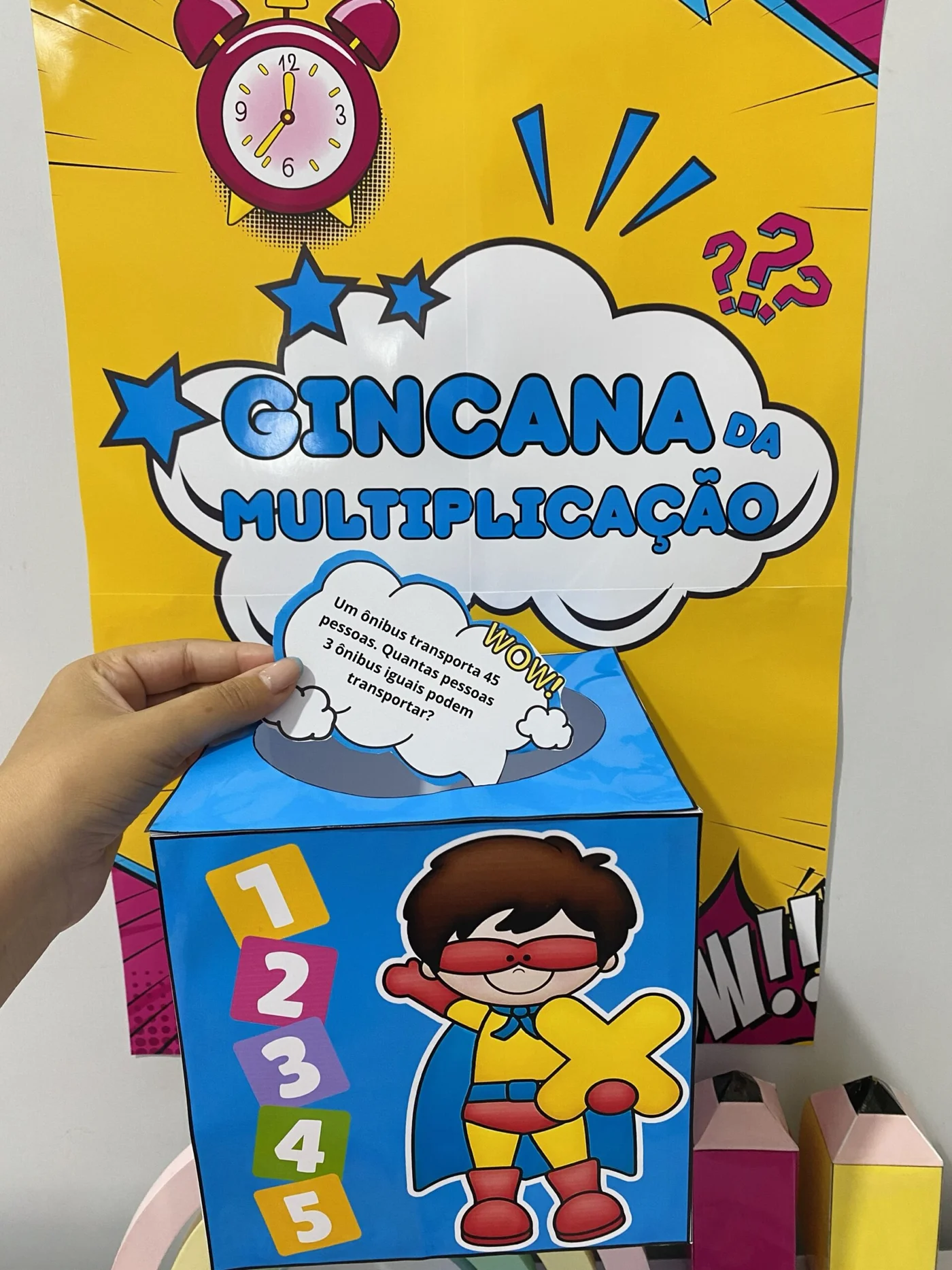 Gincana da multiplicação — amostra 2: 📢 Gincana da Multiplicação 📢 Transforme suas aulas de matemática em um momento…