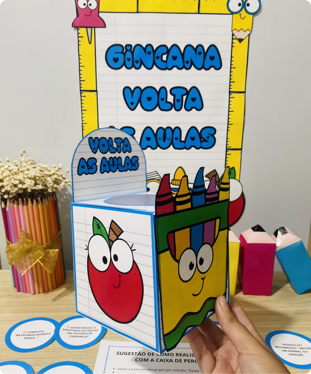 Gincana de acolhida para imprimir — amostra 2: Como preparar e aplicar em sala