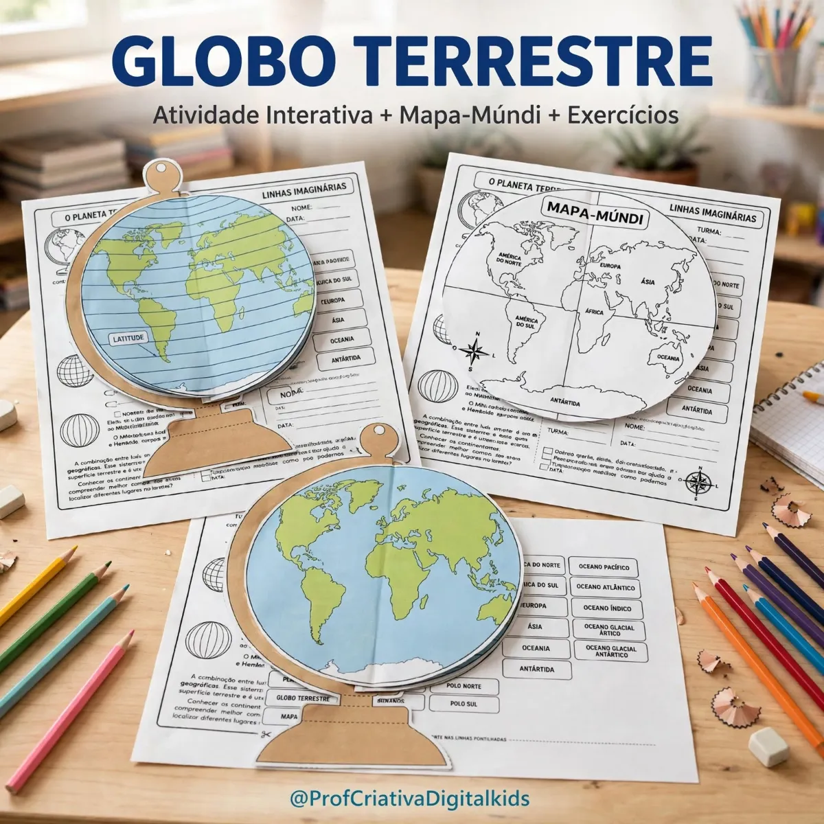 Globo Terrestre: Representação do Planeta Terra - Geografia — Geografia para 4º ano: A forma mais divertida de ensinar…
