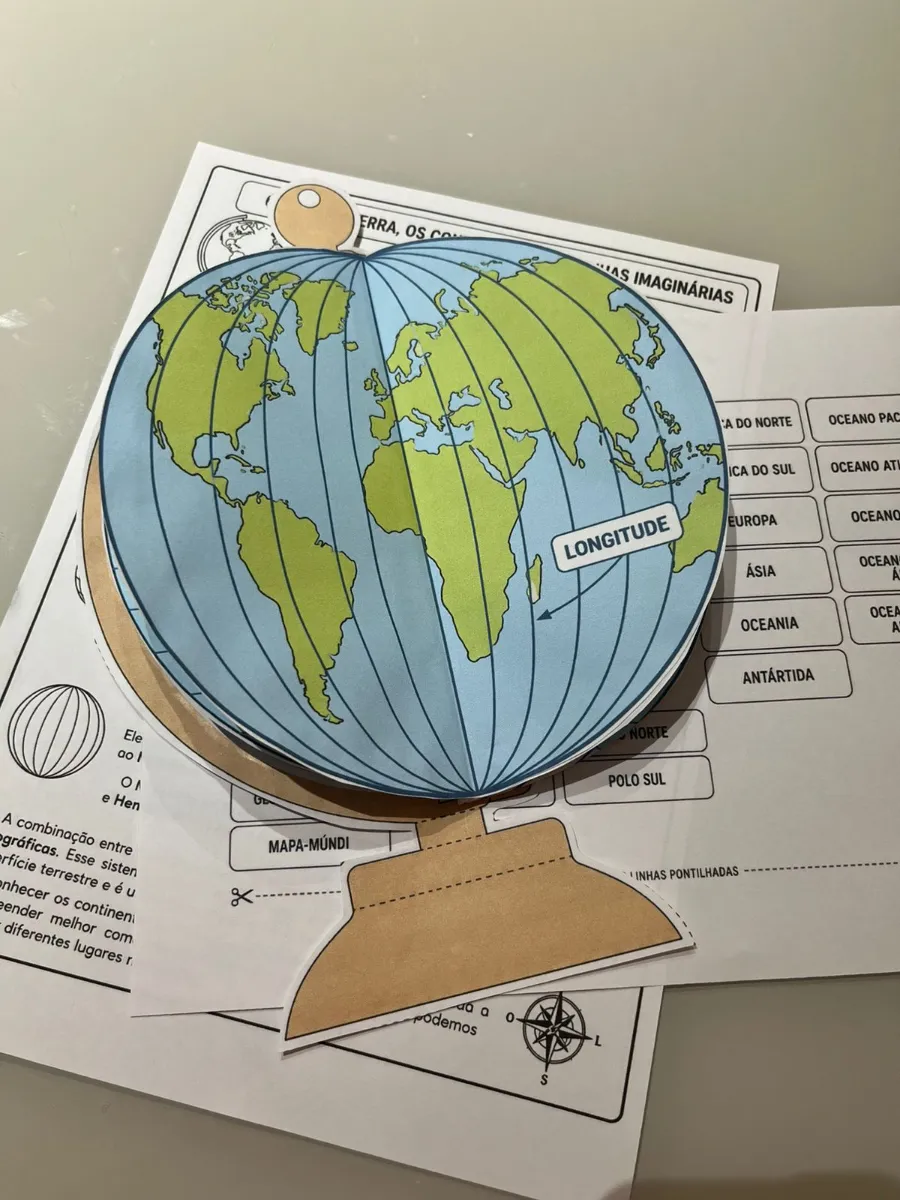 Globo Terrestre: Representação do Planeta Terra - Geografia — amostra 4: A forma mais divertida de ensinar Geografia
