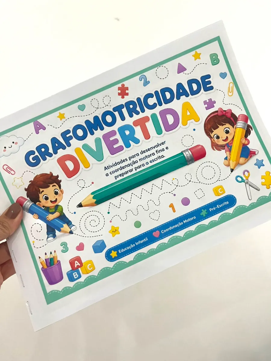 Grafomotricidade Divertida - Educação Infantil e Pré Escola — amostra 1: A grafomotricidade é uma das habilidades mais…