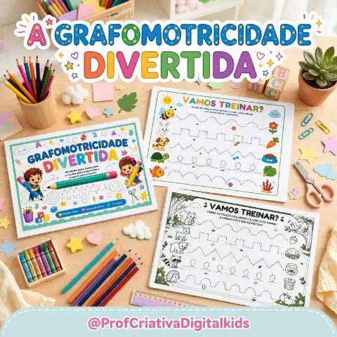 Grafomotricidade Divertida - Educação Infantil e Pré Escola — capa do material