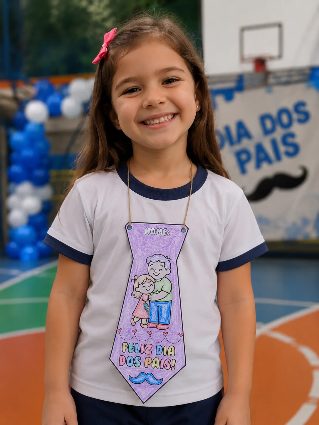 Gravatinha dia dos pais – PDF para Imprimir — amostra 2: Uma lembrancinha criativa e cheia de carinho para celebrar essa…