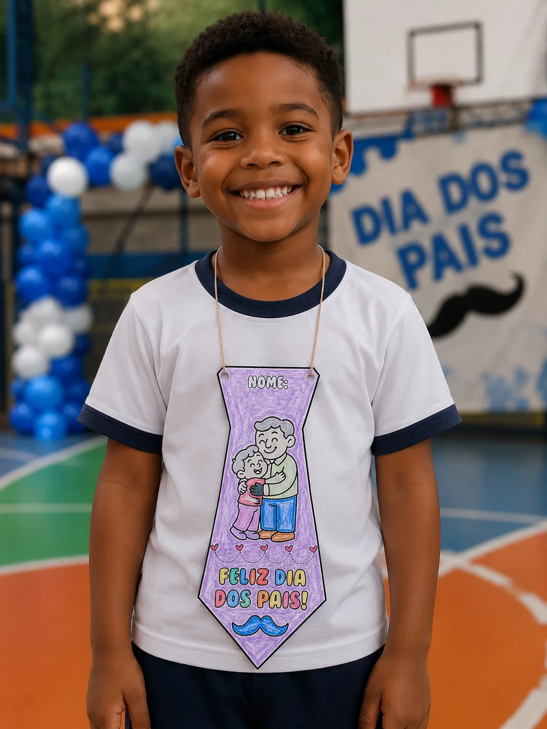 Gravatinha dia dos pais – PDF para Imprimir — amostra 3: Uma lembrancinha criativa e cheia de carinho para celebrar essa…