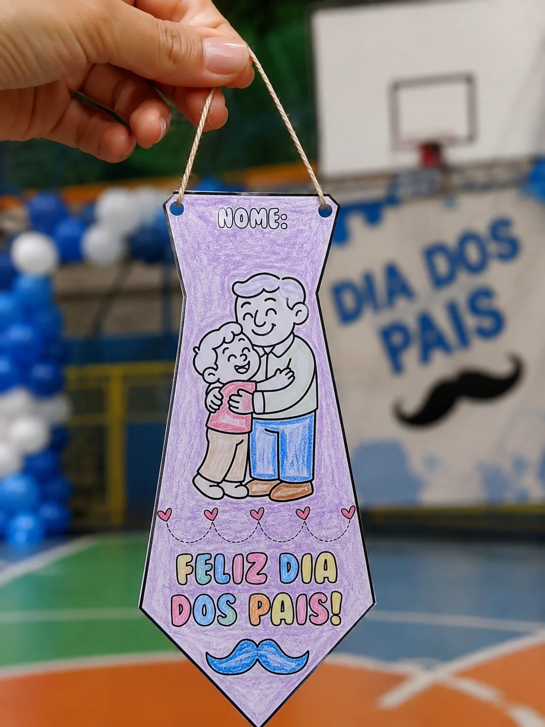 Gravatinha dia dos pais – PDF para Imprimir — capa do material