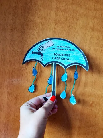 Guarda Chuva ( Dia da Água) – PDF para Imprimir — amostra 1: O que vem no material