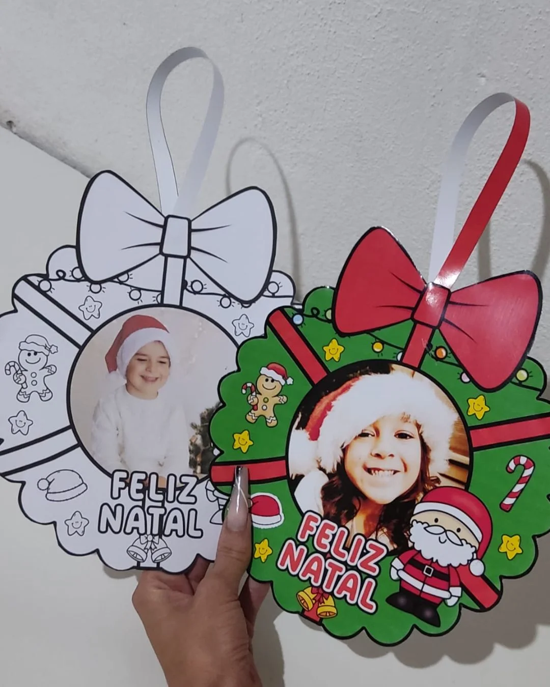 GUIRLANDA DE NATAL COM FOTO – EDITÁVEL NO CANVA — amostra 3: Uma lembrancinha encantadora para celebrar o Natal com muito…