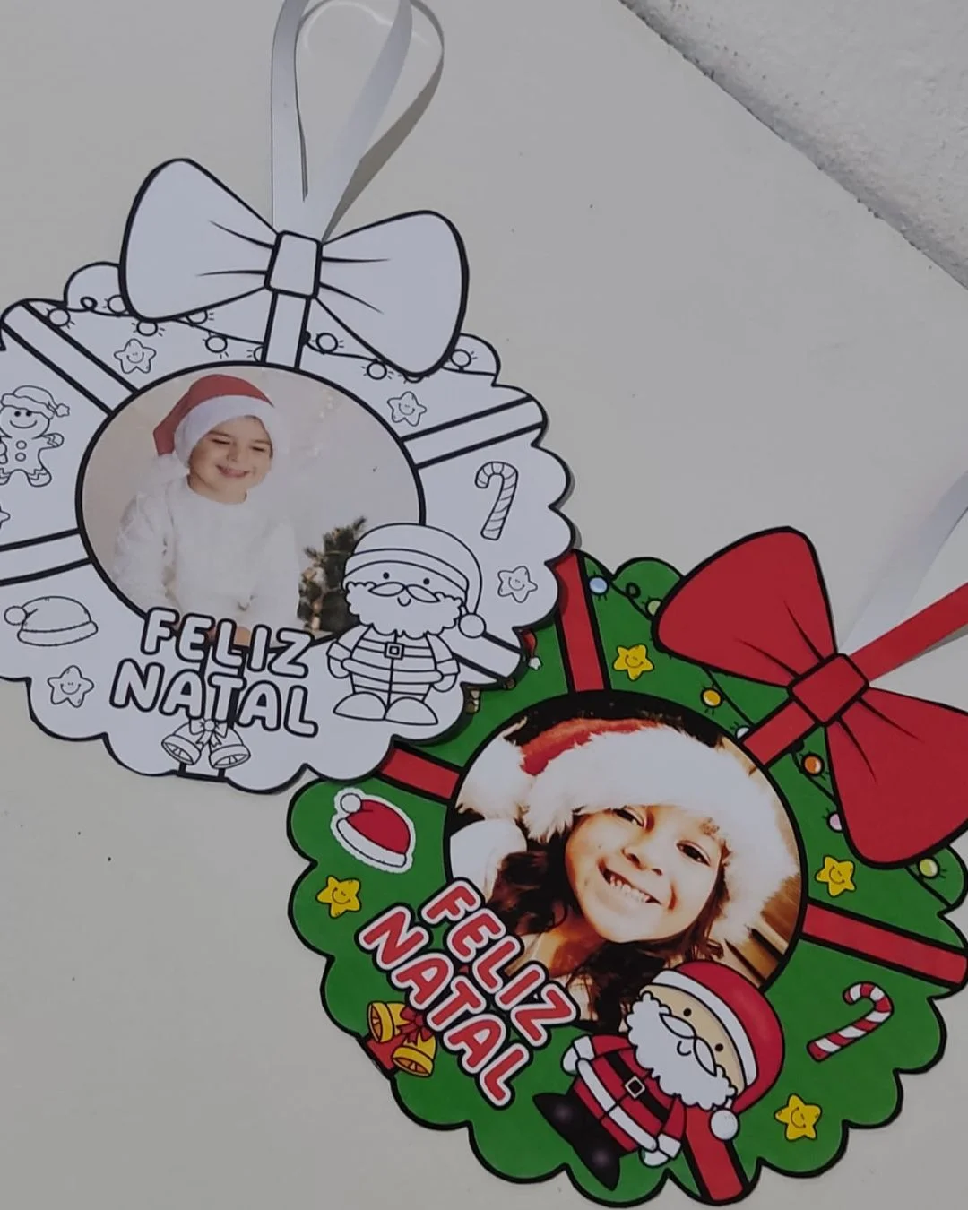 GUIRLANDA DE NATAL COM FOTO – EDITÁVEL NO CANVA — amostra 7: Uma lembrancinha encantadora para celebrar o Natal com muito…