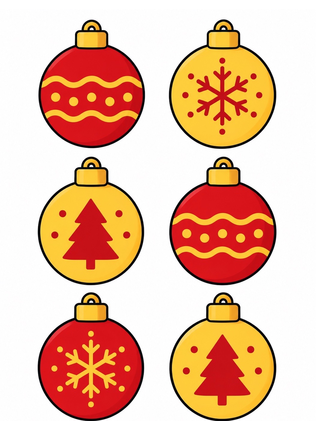 Guirlanda de Natal para Bambolê – Kit Imprimível em PDF — amostra 5: Monte uma guirlanda de Natal no bambolê