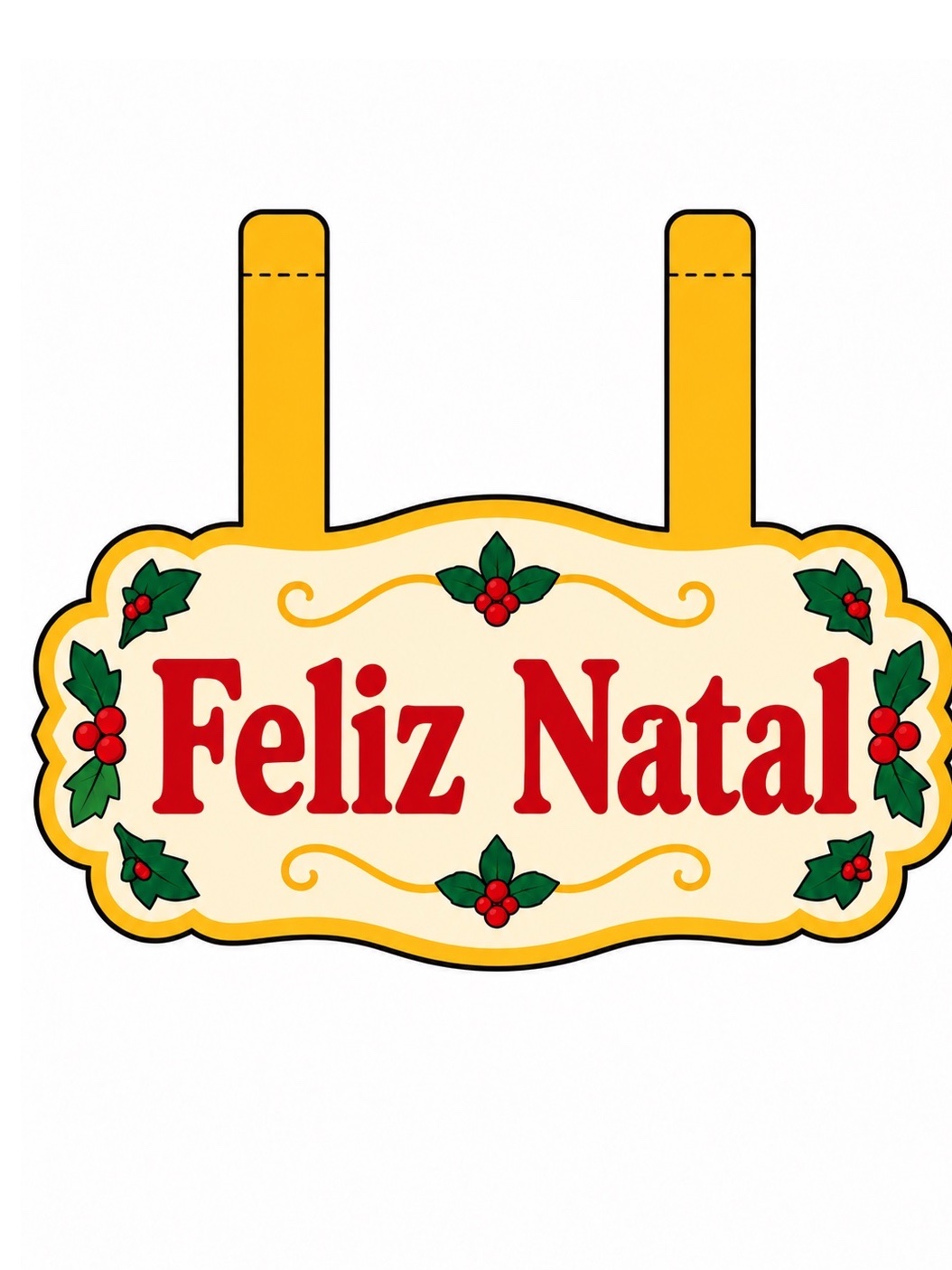 Guirlanda de Natal para Bambolê – Kit Imprimível em PDF — amostra 7: Monte uma guirlanda de Natal no bambolê