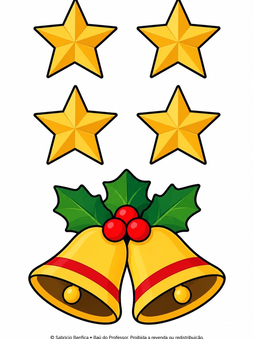 Guirlanda de Natal para Bambolê – Kit Imprimível em PDF — amostra 5: Monte uma guirlanda de Natal no bambolê