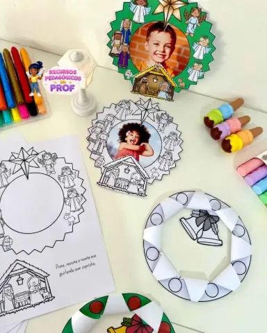 Guirlandas de Natal – Atividades para Educação Infantil! — amostra 1: Propostas de atividades em formato de guirlandas para…