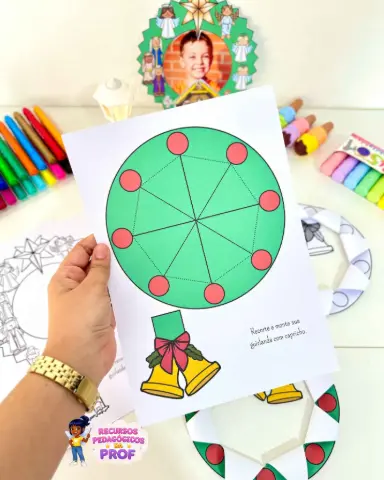 Guirlandas de Natal – Atividades para Educação Infantil! — amostra 4: Propostas de atividades em formato de guirlandas para…