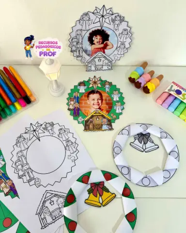 Guirlandas de Natal – Atividades para Educação Infantil! — amostra 5: Propostas de atividades em formato de guirlandas para…