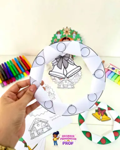 Guirlandas de Natal – Atividades para Educação Infantil! — amostra 7: Propostas de atividades em formato de guirlandas para…