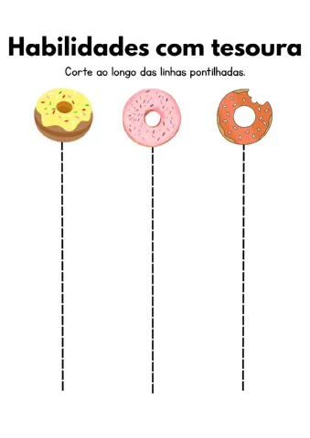 ✂️ HABILIDADES COM A TESOURA |EDUCAÇÃO INFANTIL — amostra 1: Recortar também é aprender