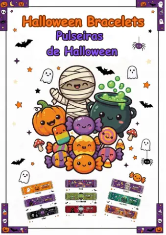 Halloween Bracelets – Atividade de Recorte 1º a 5º ano Pdf — amostra 1: Que tal transformar uma simples atividade de…