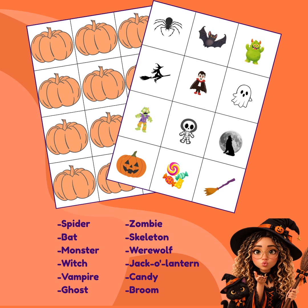 Atividade Halloween Inglês para Imprimir: Jogo da Lanterna — amostra 3: Passo a Passo: Como Preparar e Usar Montar o seu… Atividade Halloween Inglês para Imprimir: Jogo da Lanterna — amostra 3: Passo a Passo: Como Preparar e Usar Montar o seu…