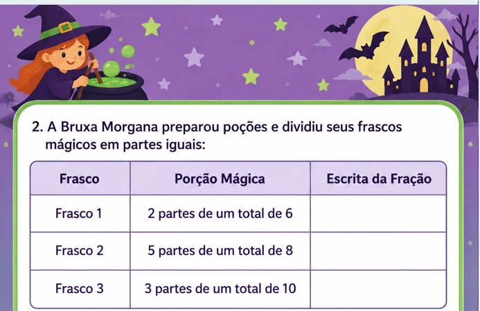 Halloween Matemático: 3 Atividades Lúdicas de Matemática — amostra 1: Aticvidades do Halloween Matemático 🎃
