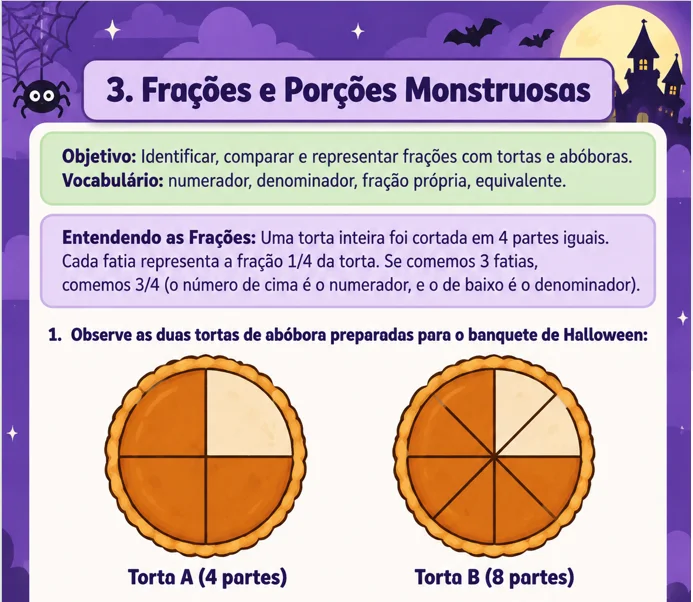 Halloween Matemático: 3 Atividades Lúdicas de Matemática — capa do material