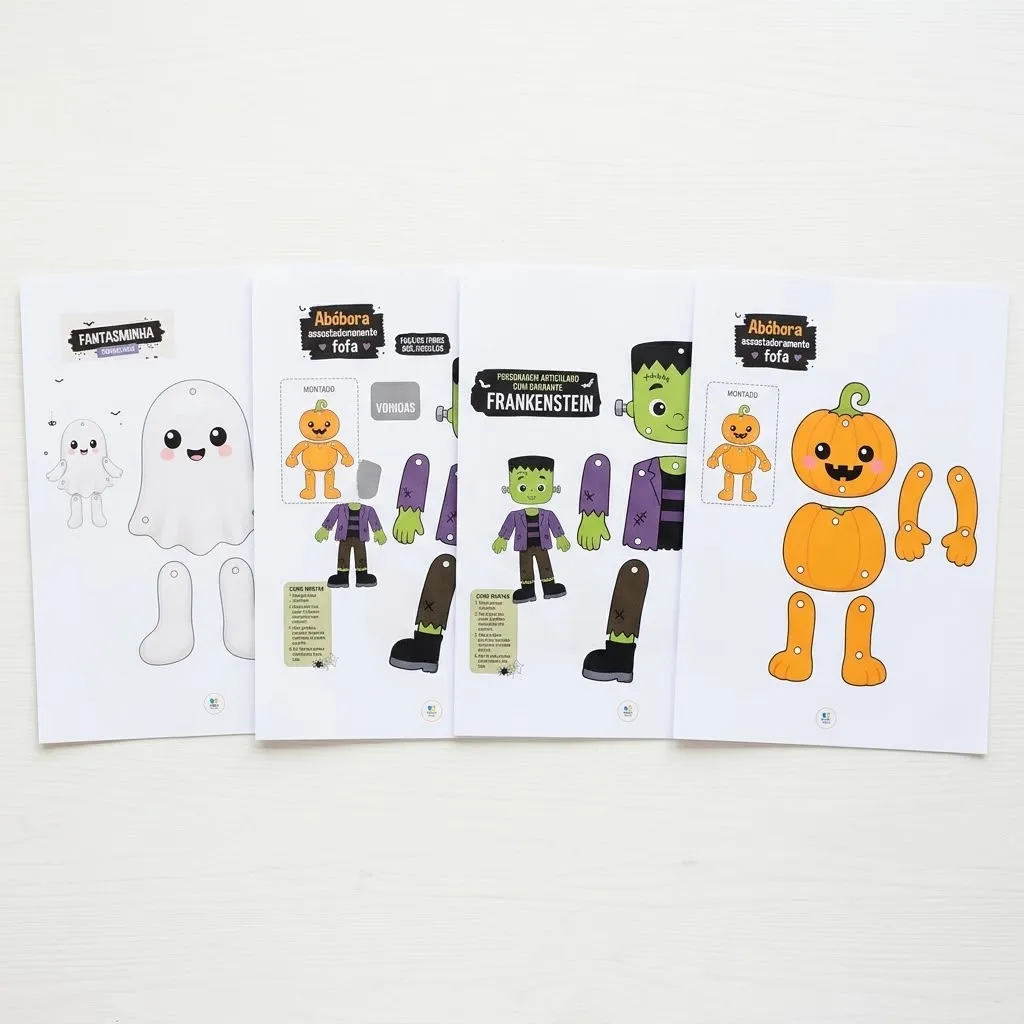 Halloween para brincar -Personagens Educação Infantil pdf — amostra 3: Transforme o Halloween em uma experiência divertida…