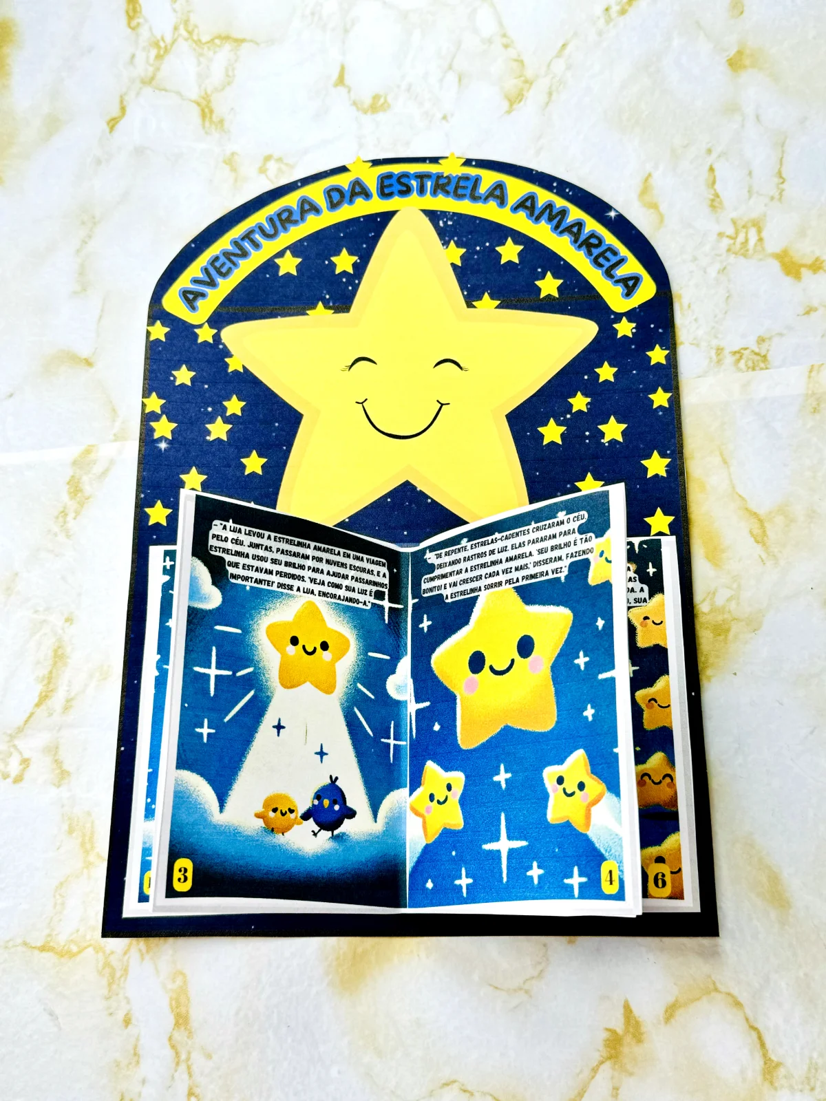 História - As Aventuras da Estrela Amarela — Alfabetização para Educação Infantil: "🌟💛 A Aventura da Estrela Amarela é…