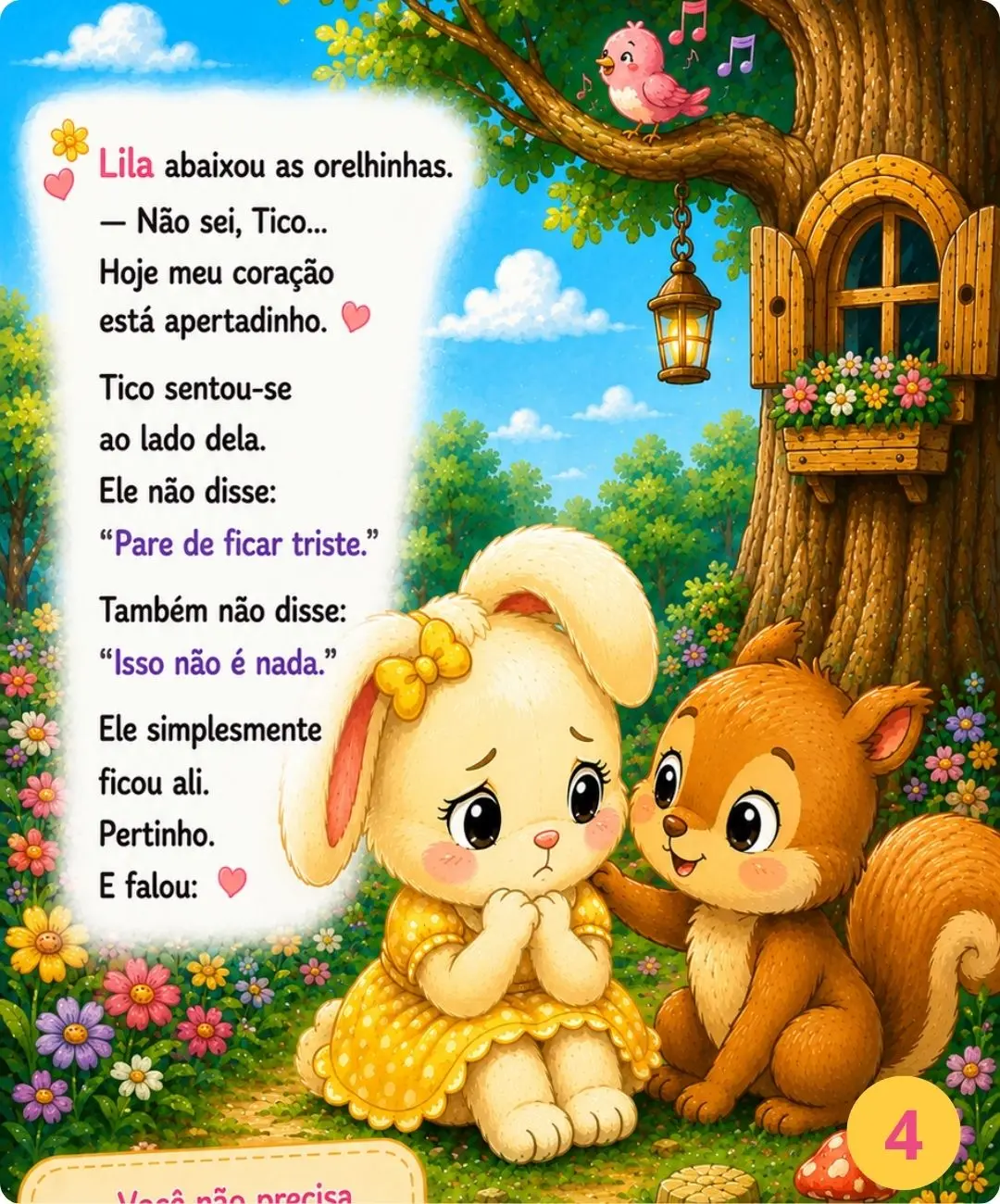 História de emoções para imprimir – Educação Infantil e 1º ao 3º ano — amostra 3: O que está incluído no PDF