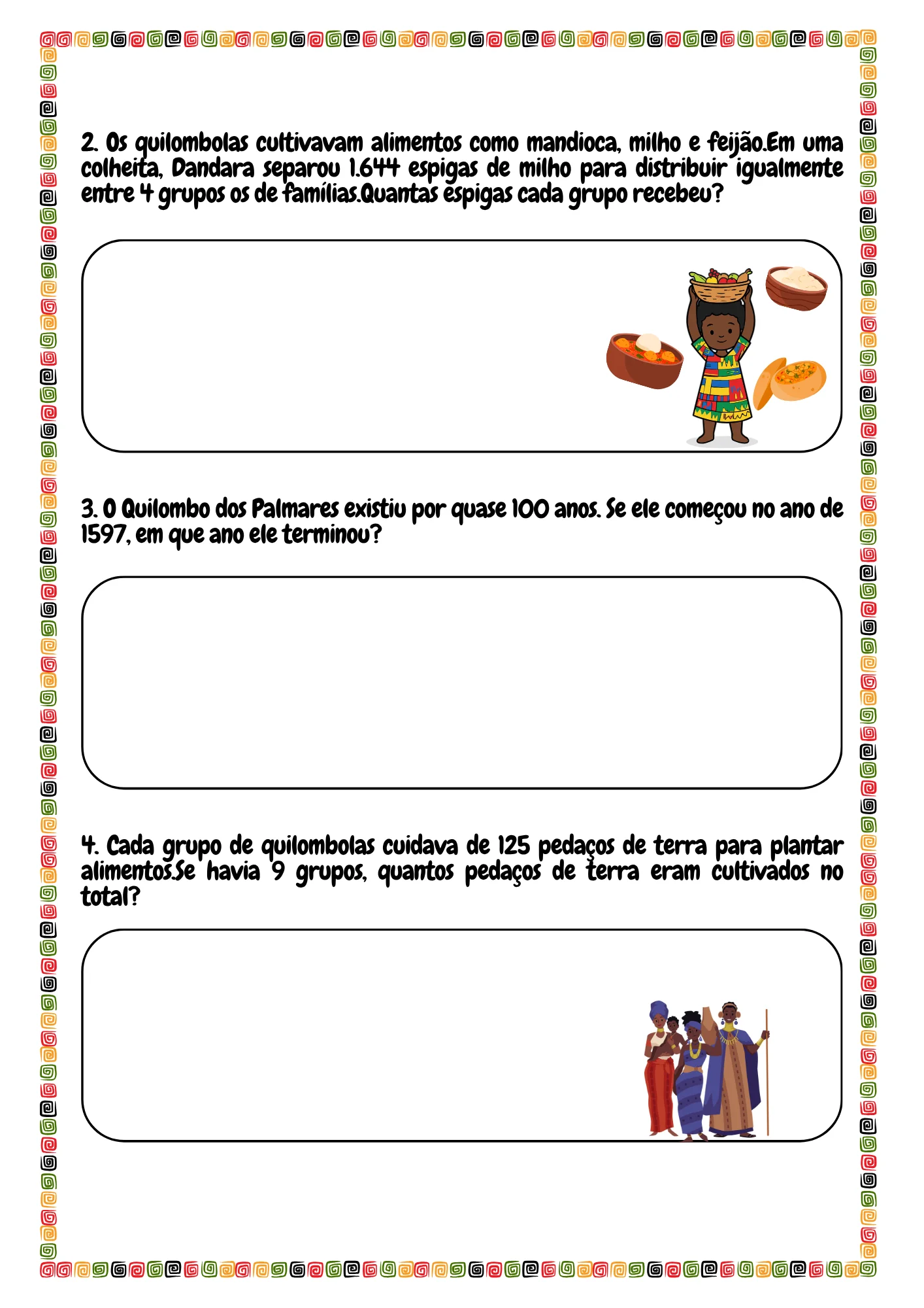 História e Matemática da Consciência Negra — amostra 2: Ideal para trabalhar História e Matemática da Consciência Negra — amostra 2: Ideal para trabalhar