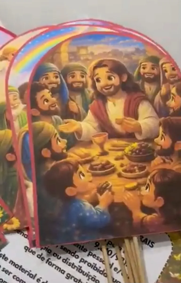 História em Sequência: "O maior presente de Amor" — amostra 6: Uma história infantil sobre o verdadeiro significado da Páscoa