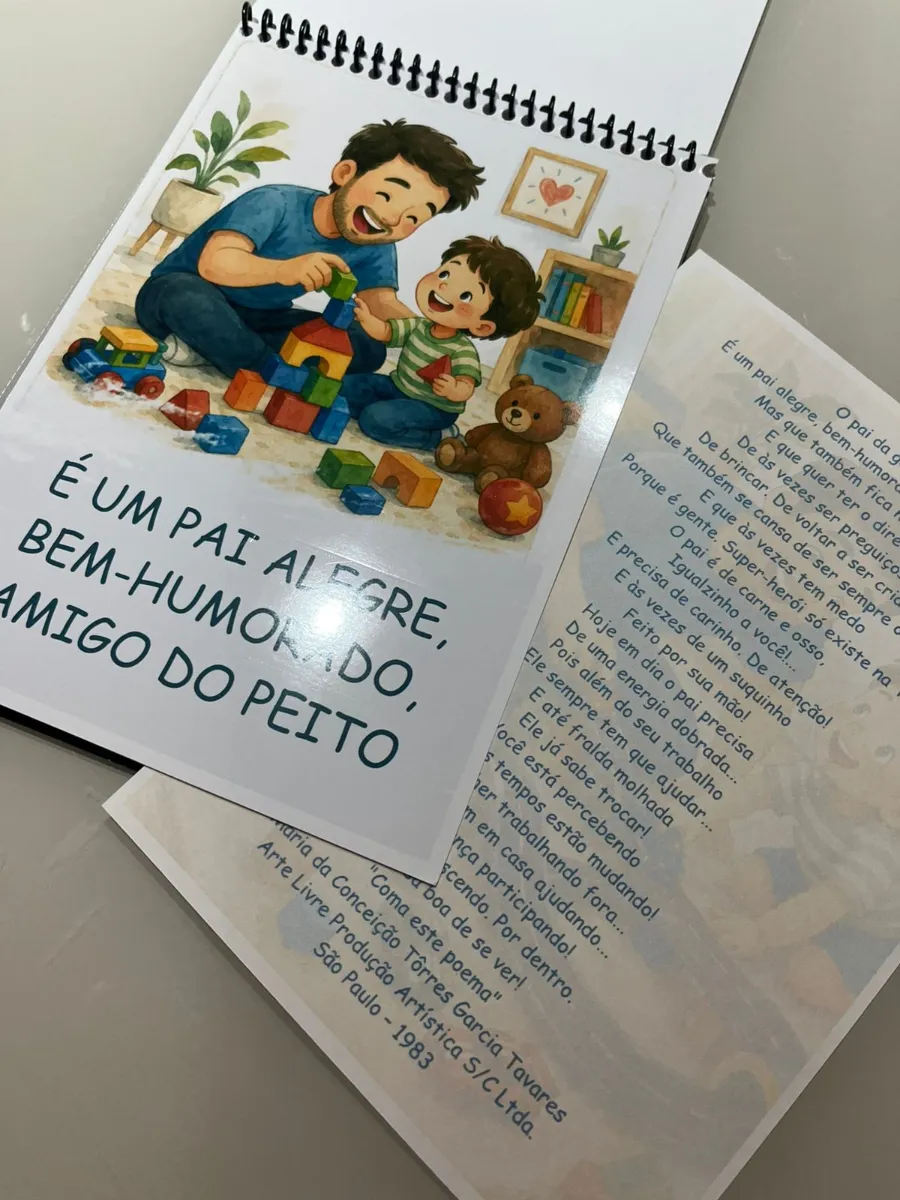 História Ilustrada: O pai da gente - Dia dos Pais — amostra 2: Uma lembrança afetiva que emociona famílias e transforma a…