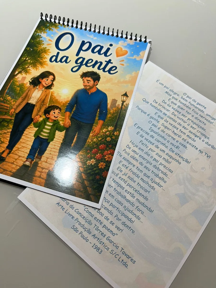 História Ilustrada: O pai da gente - Dia dos Pais — amostra 6: Uma lembrança afetiva que emociona famílias e transforma a…