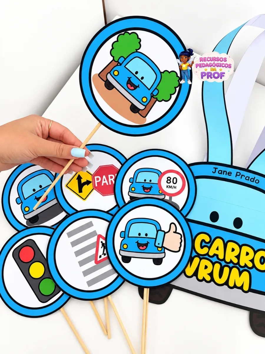 HISTÓRIA INTERATIVA “O CARRO VRUM” — amostra 1: 🚗💙 HISTÓRIA “O CARRO VRUM” 💙🚗