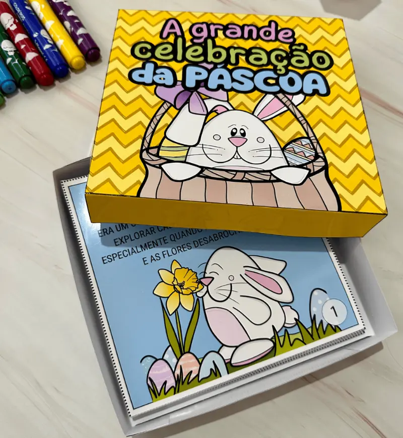 História na Caixa: A Grande Celebração da Páscoa em PDF — amostra 1: História na caixa para abordar a Páscoa com as crianças