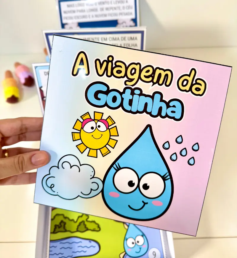 História na Caixa: A Viagem da Gotinha e o Ciclo da Água — História para Educação Infantil: Aborde o ciclo da água com uma…